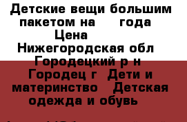 Детские вещи большим пакетом на 1-2 года › Цена ­ 400 - Нижегородская обл., Городецкий р-н, Городец г. Дети и материнство » Детская одежда и обувь   